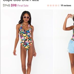 NWT Show Me Your Mumu one piece Cape Cod swimsuit